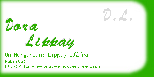 dora lippay business card